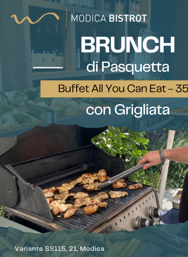 Easter Monday brunch with barbecue, buffet at Modica Bistrot.